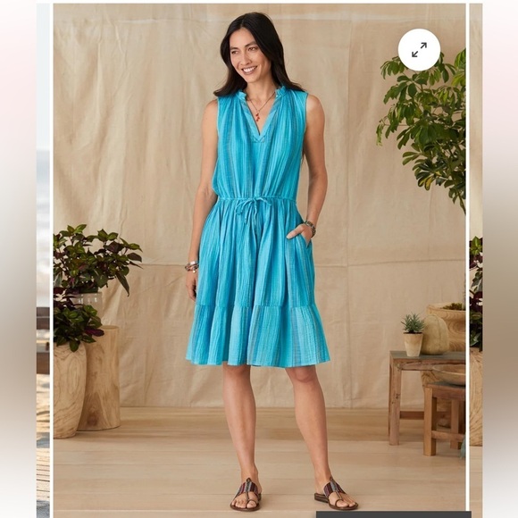 Sundance Dresses & Skirts - Sundance Adley Striped Gauzy Cotton Dress